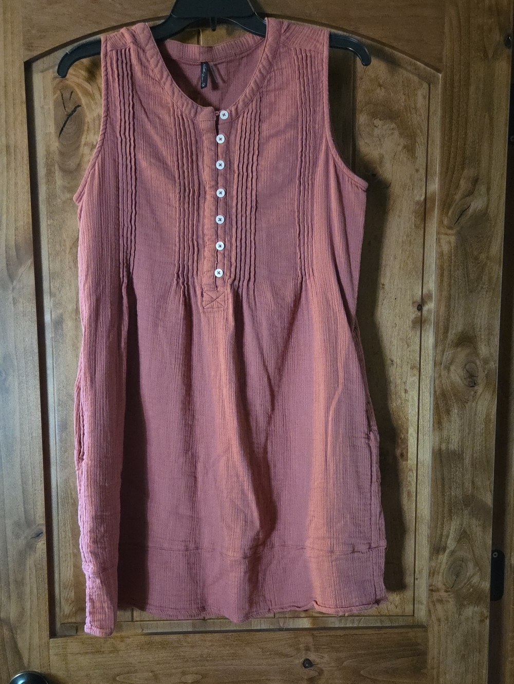 Sleeveless Mini Dress in Dusty Rose - North River